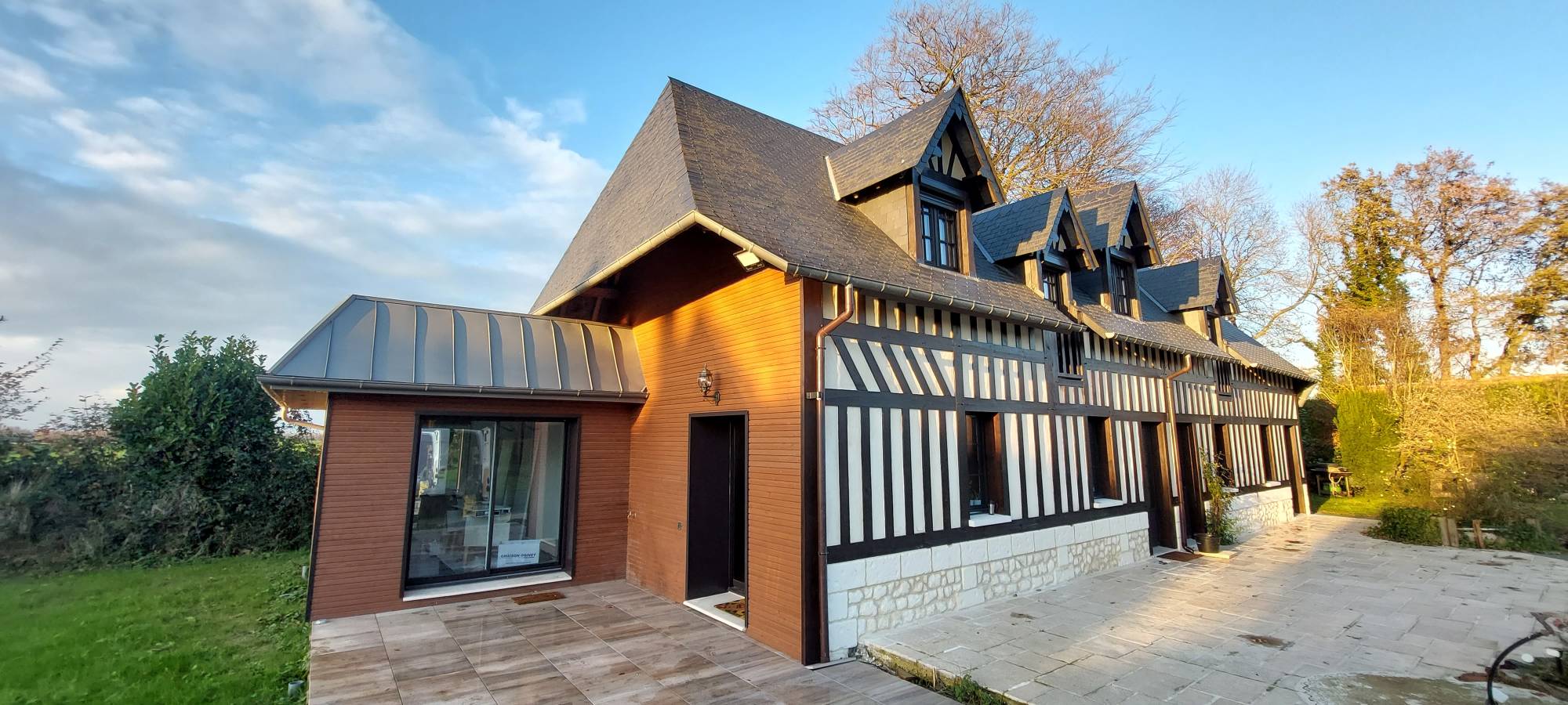 Isolation extérieur et faux colombage prés de Valmont