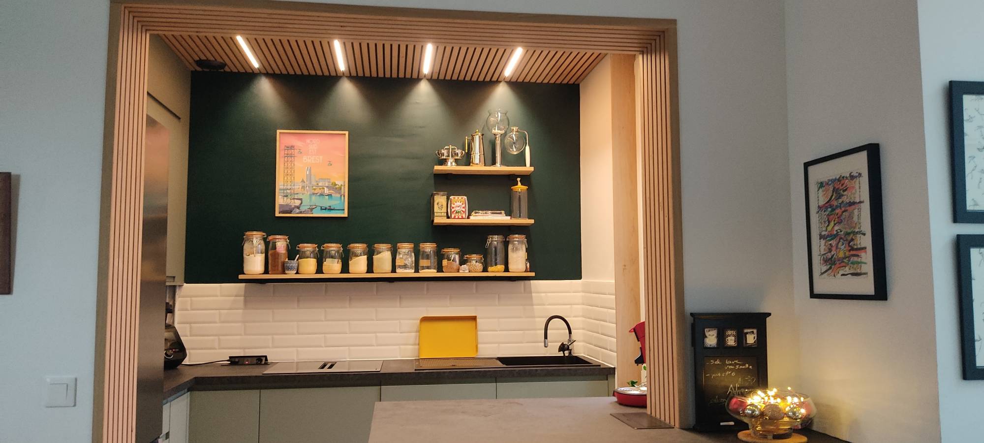 rénovation complète d'une cuisine prés de Fécamp